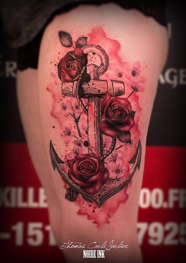 Noire Ink Rose Tattoo