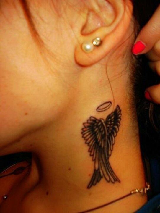 Best Angel Tattoo Designs for Neck