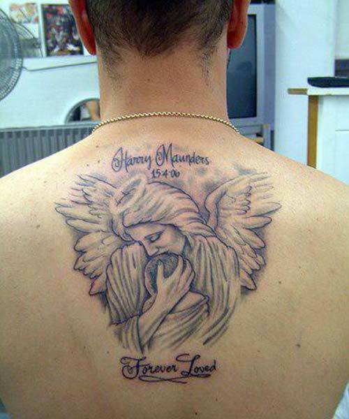 Angel Tattoo Designs To A Lost Loved One