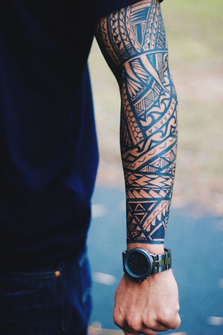 Interwoven Tribal Arm Tattoos, tattoo designs