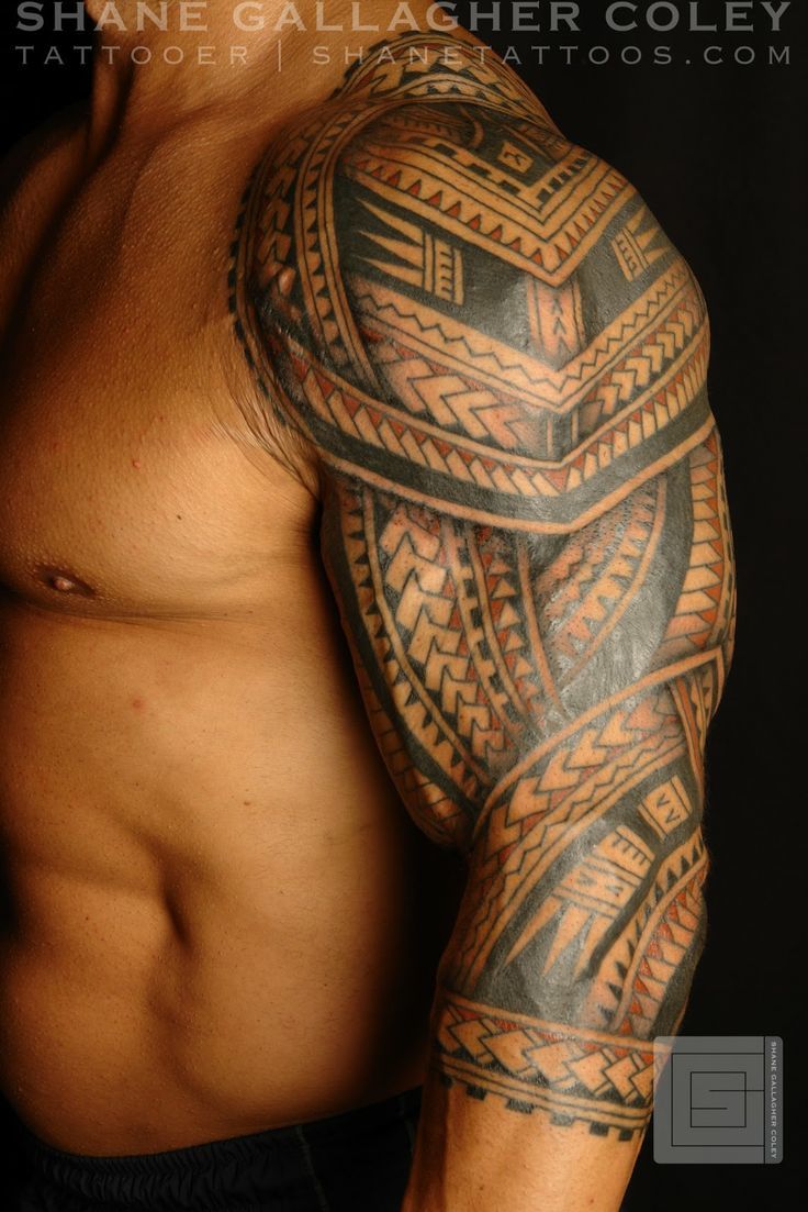 Muscular Tribal Arm Tattoos, tattoo designs