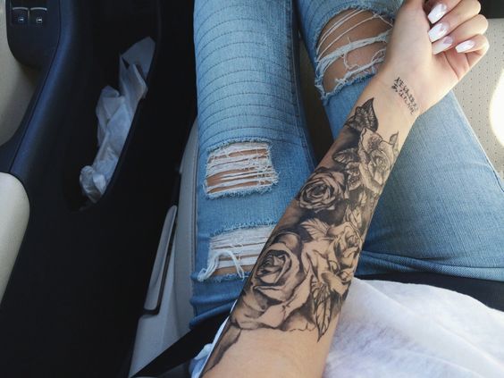 Sleeve Tattoos of Roses, Arm Tattoos for Men