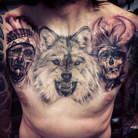 Chest Tattoos