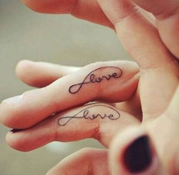 Infinite Love Couple Tattoos