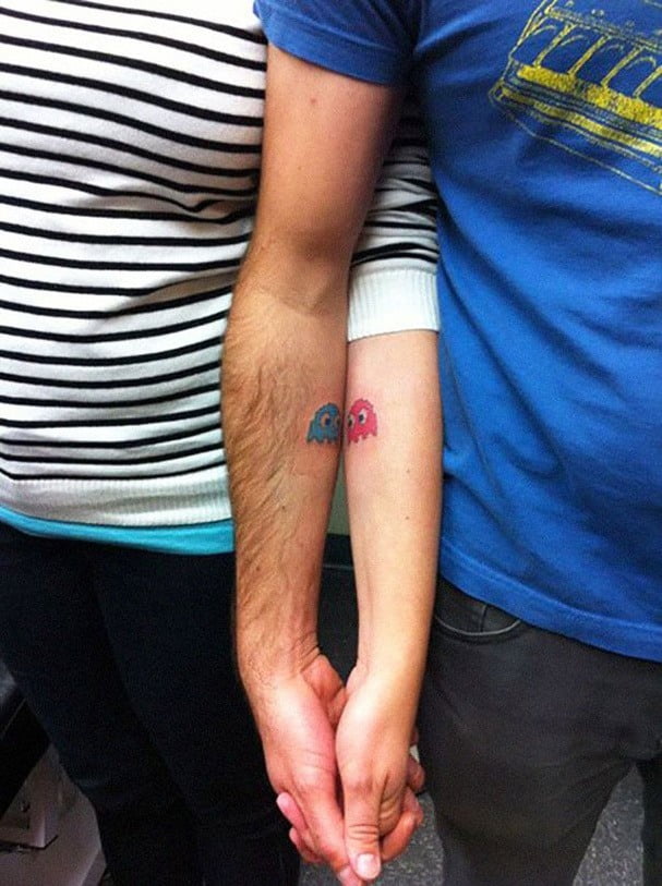 Love Is Our Game Couple Tattoos