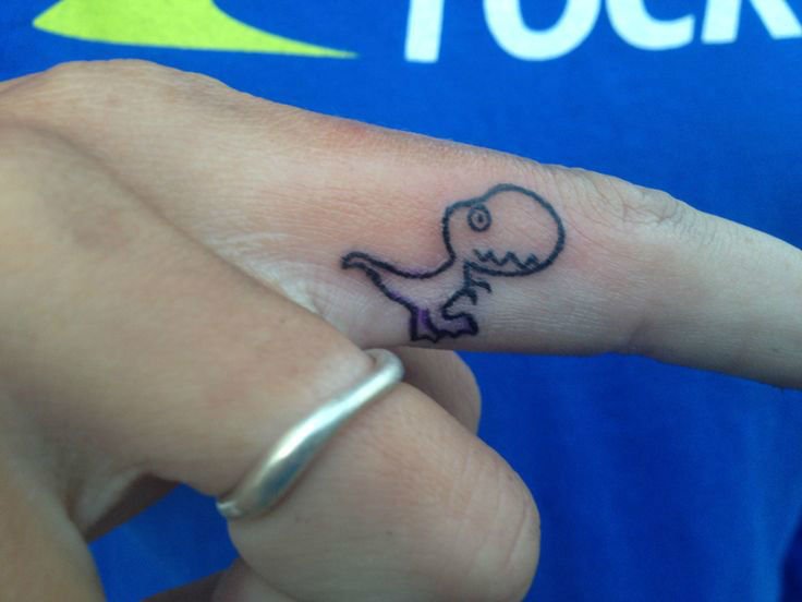 middle finger tattoo