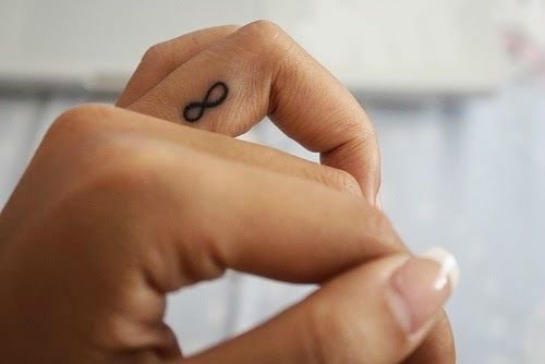 inner finger tattoo, matching finger tattoos