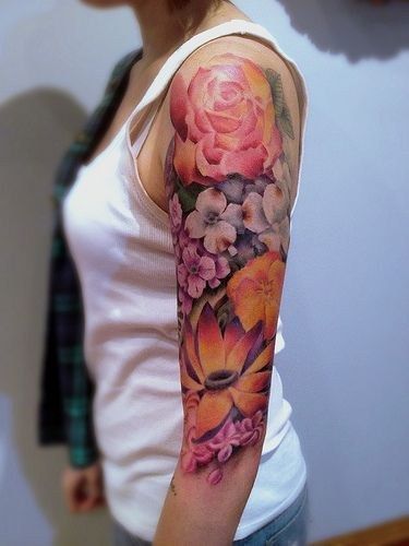 Tribal Flower Tattoo, Rose Tattoo