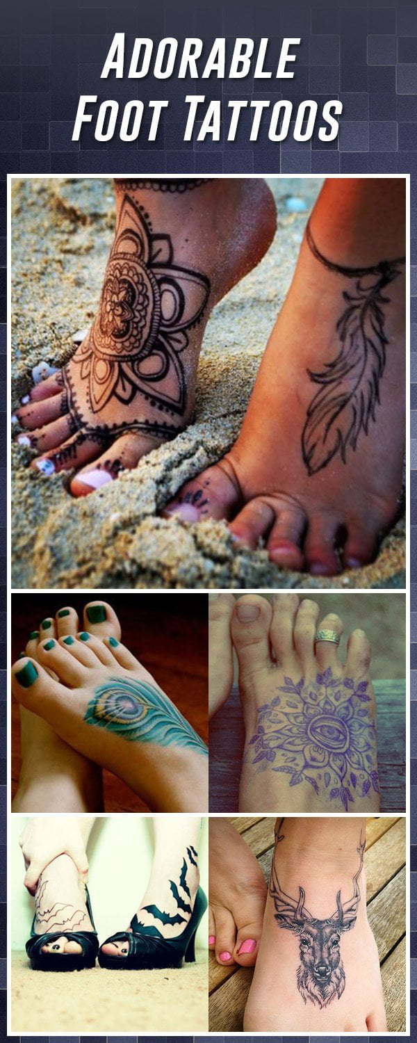 Feet Tattoo Design