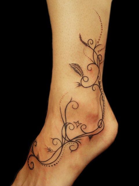 Ankle Foot Tattoos