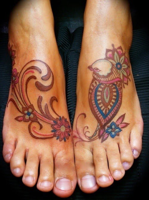 tattoo on foot