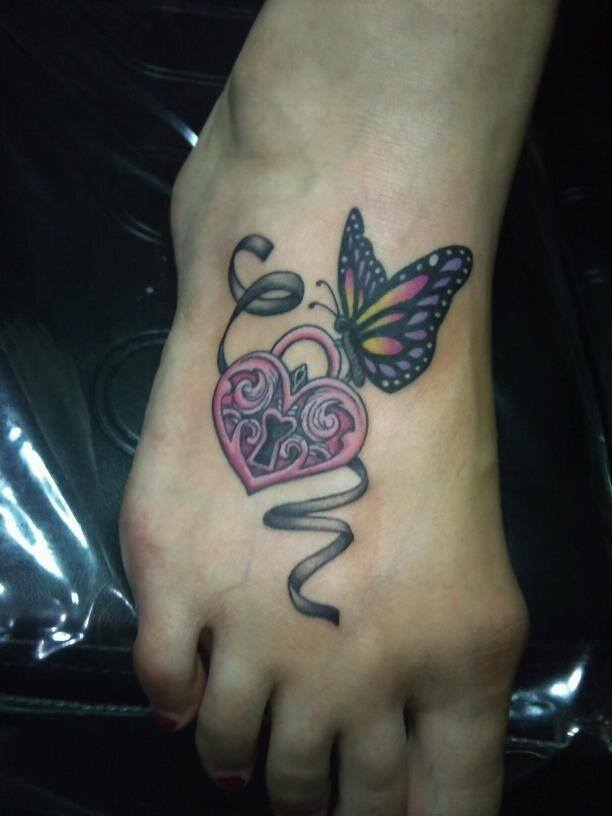 tattoo on foot