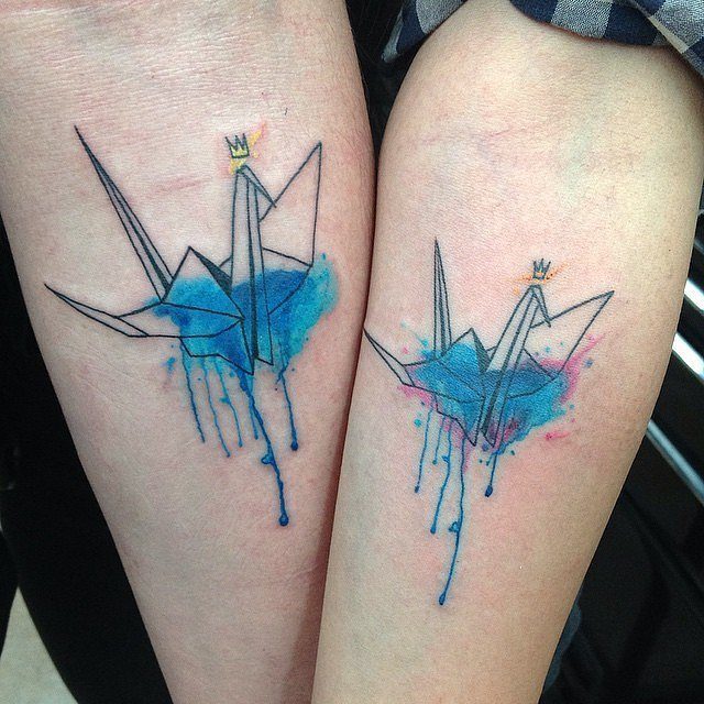 fun matching tattoo pair