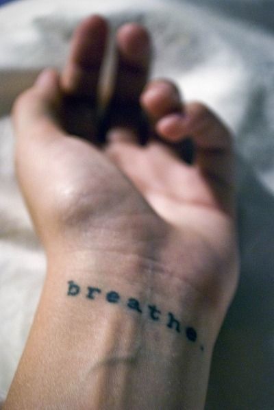 Simple Word Tattoo on the Wrist