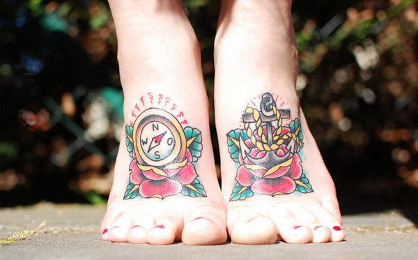 Journey's Beauty Anchor Tattoo