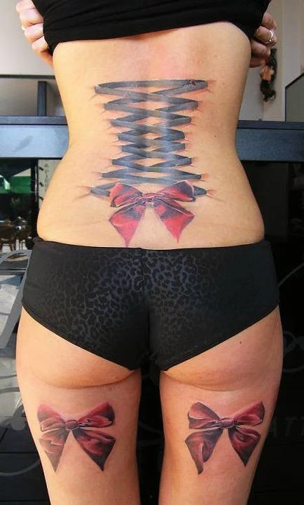 Back of Thigh Bow Tattoo Meaning Unveiling the Symbolism and Beauty   Impeccable Nest