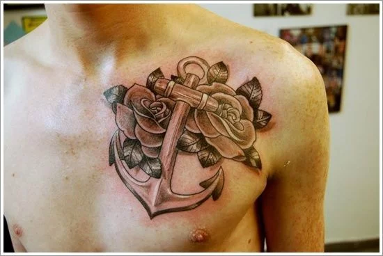 85 Mind Blowing Rose Tattoos On Chest  Tattoo Designs  TattoosBagcom