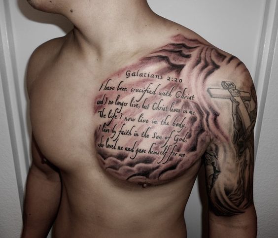 61 Upper Chest Tattoos with Deep Meaning  Psycho Tats