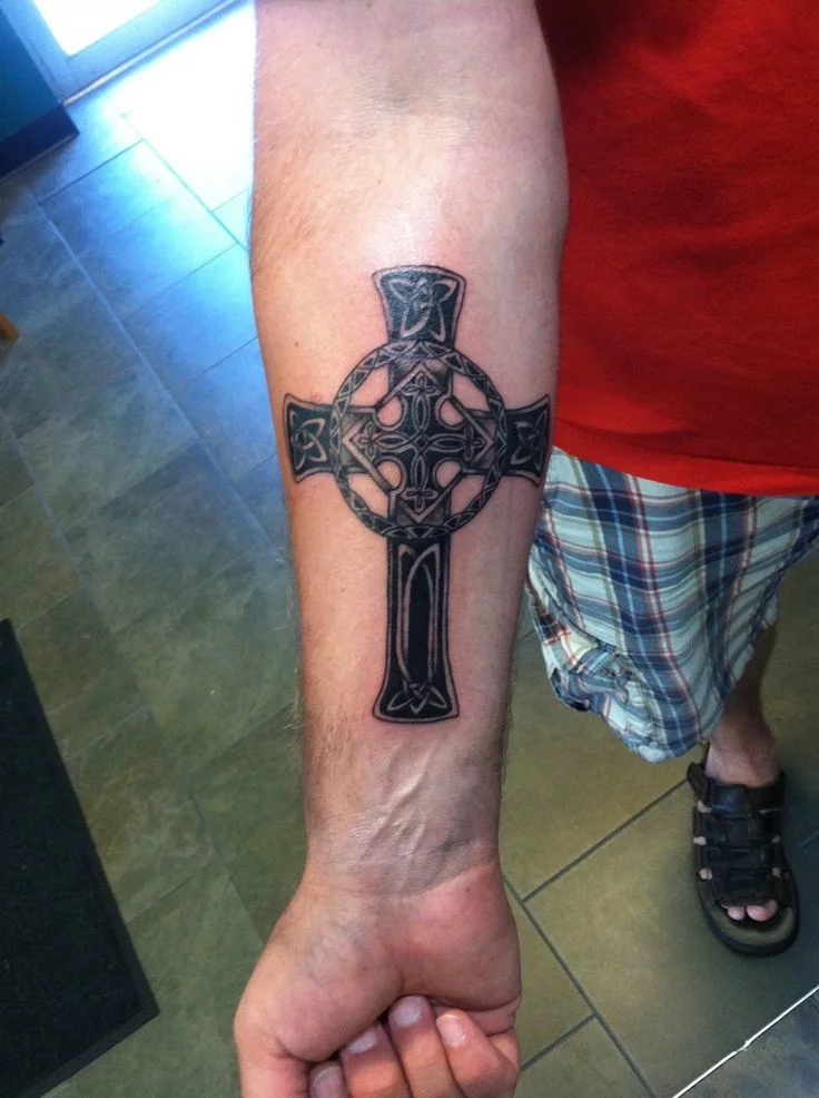 Cross Tattoo on wrist  EntertainmentMesh