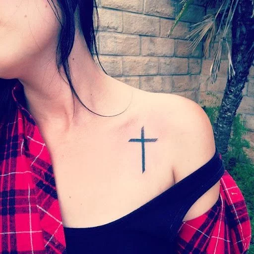 Henna Tattoo Small Cross  Etsy