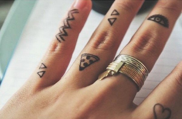 145 Cute and Discreet Finger Tattoos Designs