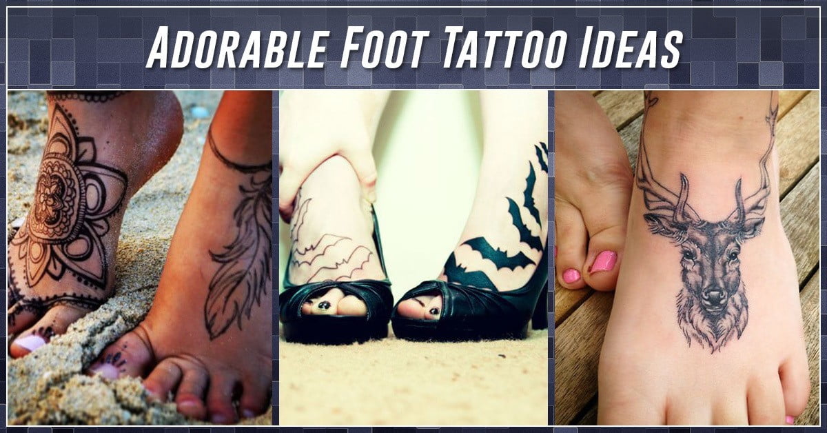 30 Foot Tattoos - From Big To Small Foot Tattoos