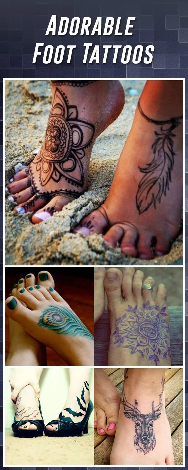 50 Amazing  Unique Foot Tattoos Designs  Ideas For Everyone