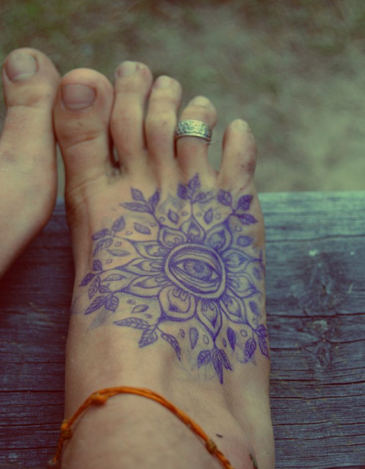 perfect foot tattoo