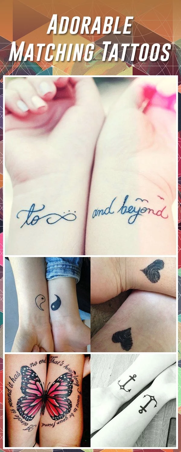 60 Best Matching Tattoos – Meanings, Ideas and Designs 2022