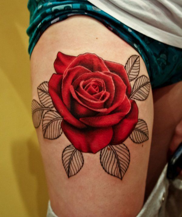 Thigh Tattoo For Women
