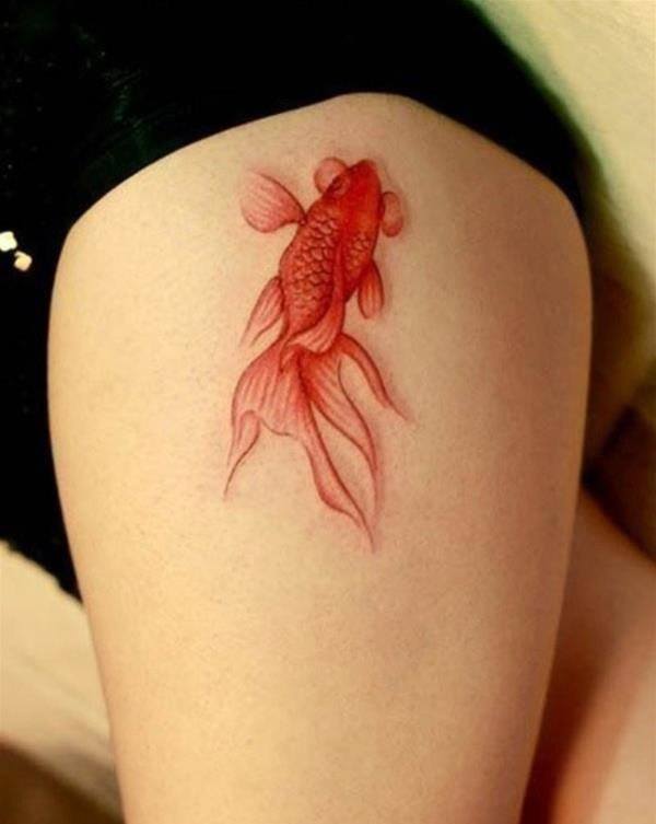 thigh tattoo