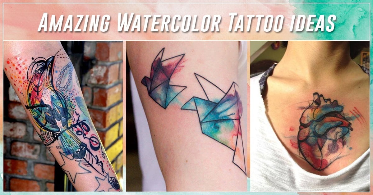 60 Best Watercolor Tattoos that are Full of Style and Charm in 2022