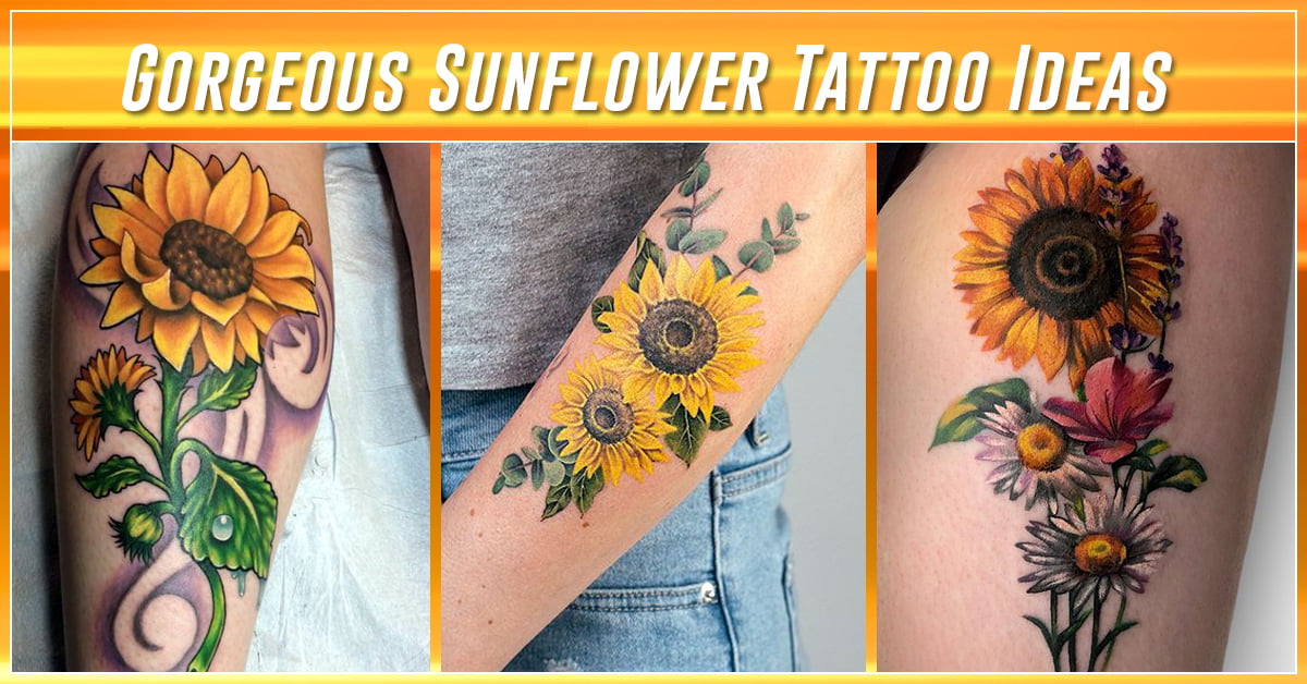 An EasytoFollow Guide To Sunflower Tattoo Meanings and Styles