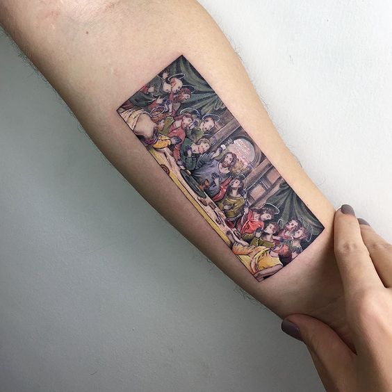 forearm tattoo for outer forearm