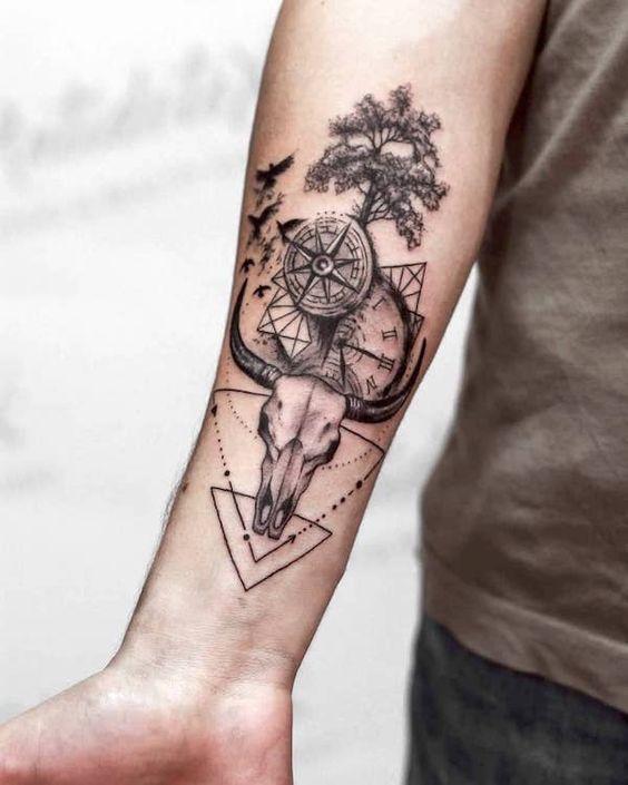 forearm tattoo for inner forearm