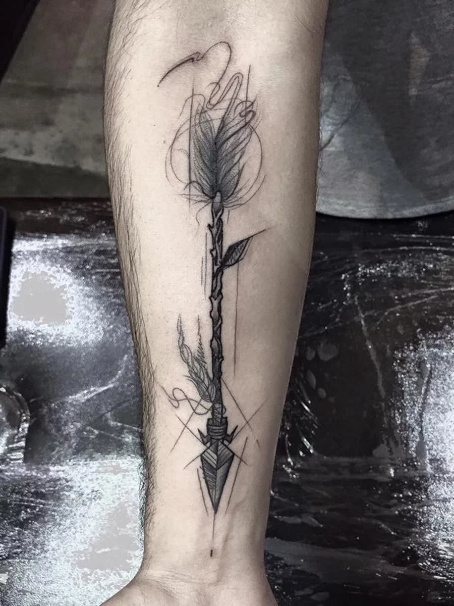 forearm tattoo for inner forearm