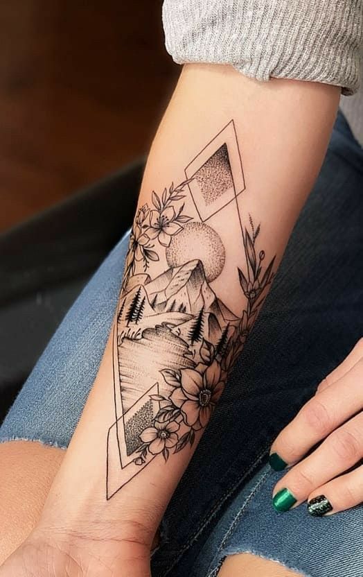 inner forearm tattoo