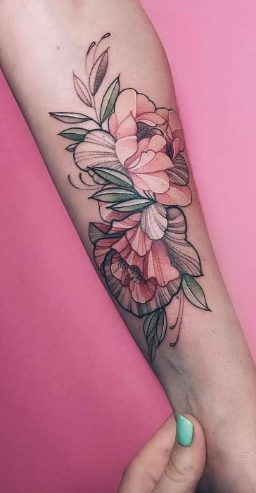 inner forearm tattoo