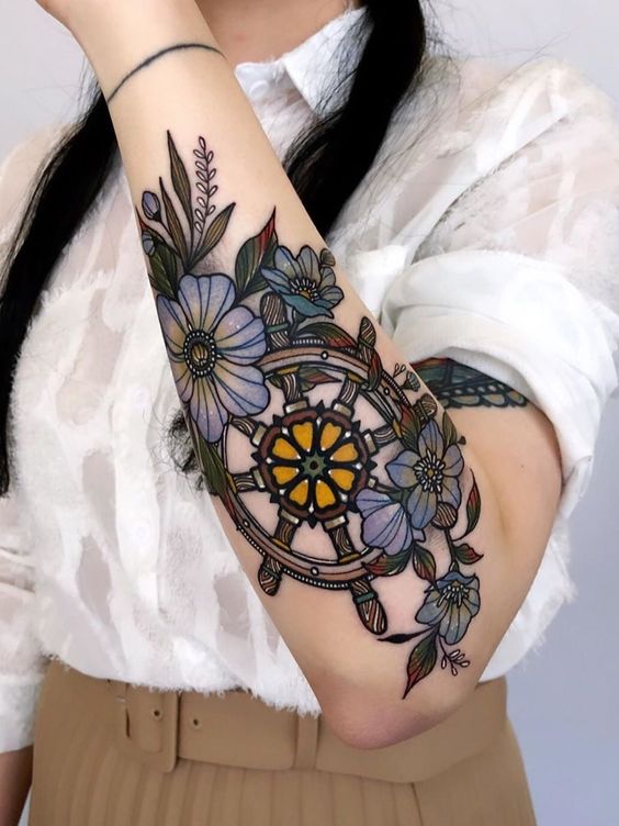 inner forearm tattoo