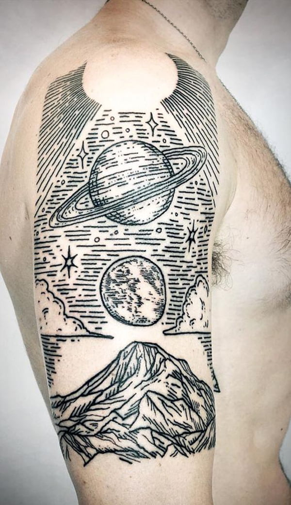 A Half Sleeve Tattoo Designs, sleeve tattoos for men