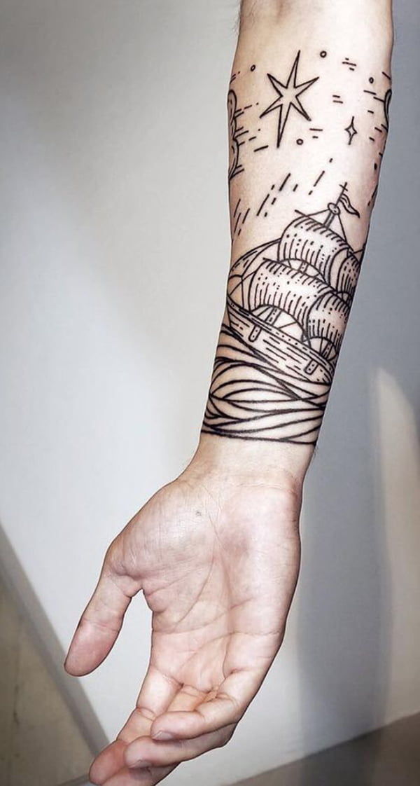 Half Sleeve Tattoo Ideas, sleeve tattoos for men