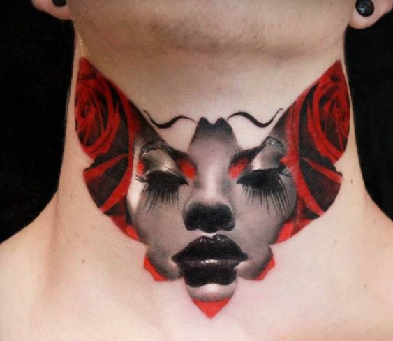 Neck Tattoo