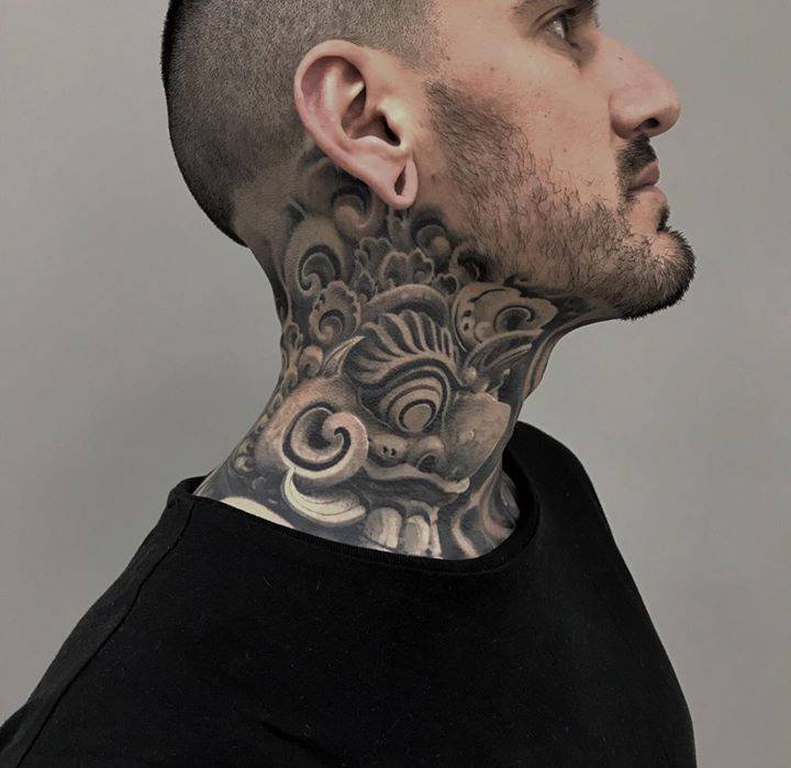 Neck Tattoo