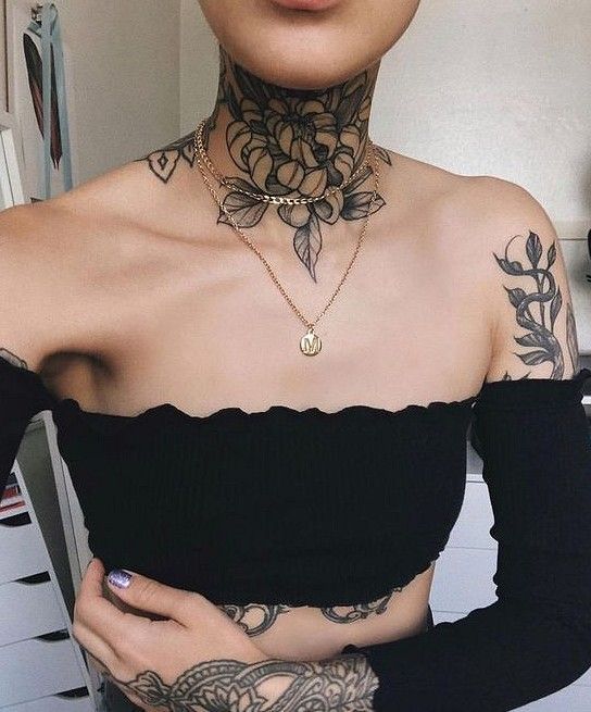 back neck tattoo