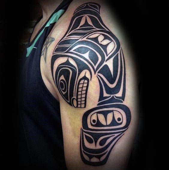 Mayan Inspired Tribal Tattoos