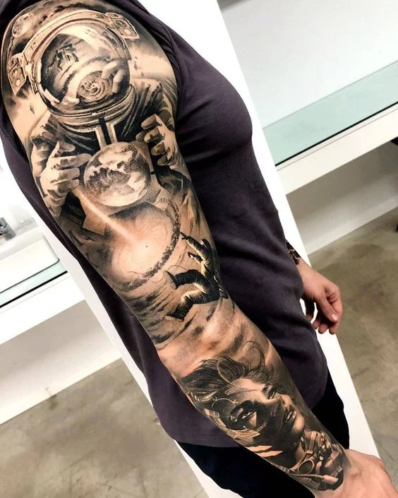 109 Striking Sleeve Tattoos for Men and Women 2019