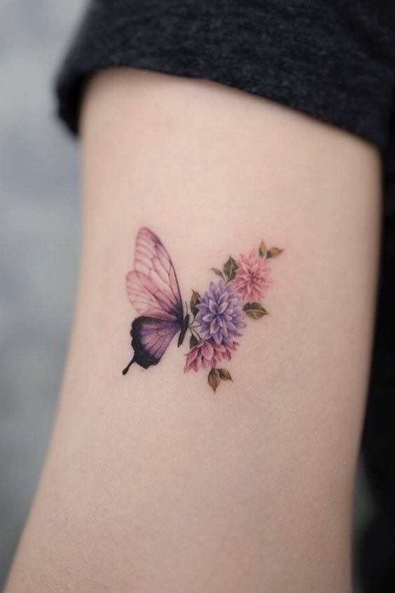 small flower tattoo