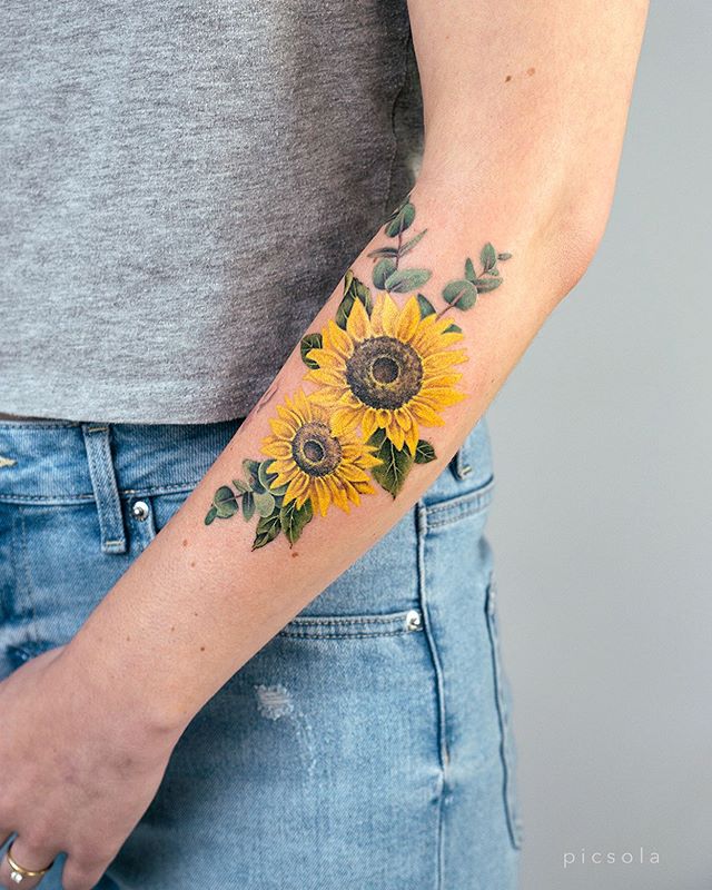 sunflower-tattoos-15