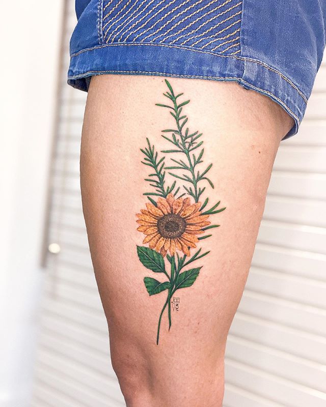 sunflower-tattoos-17