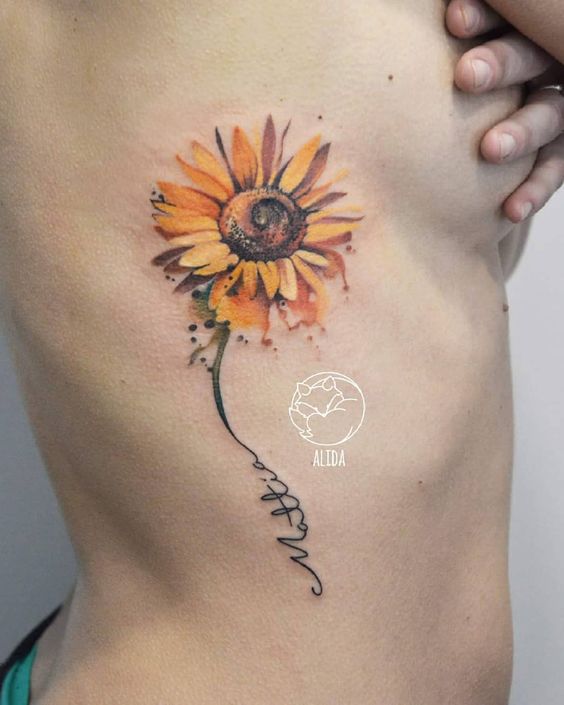 sunflower-tattoos-18